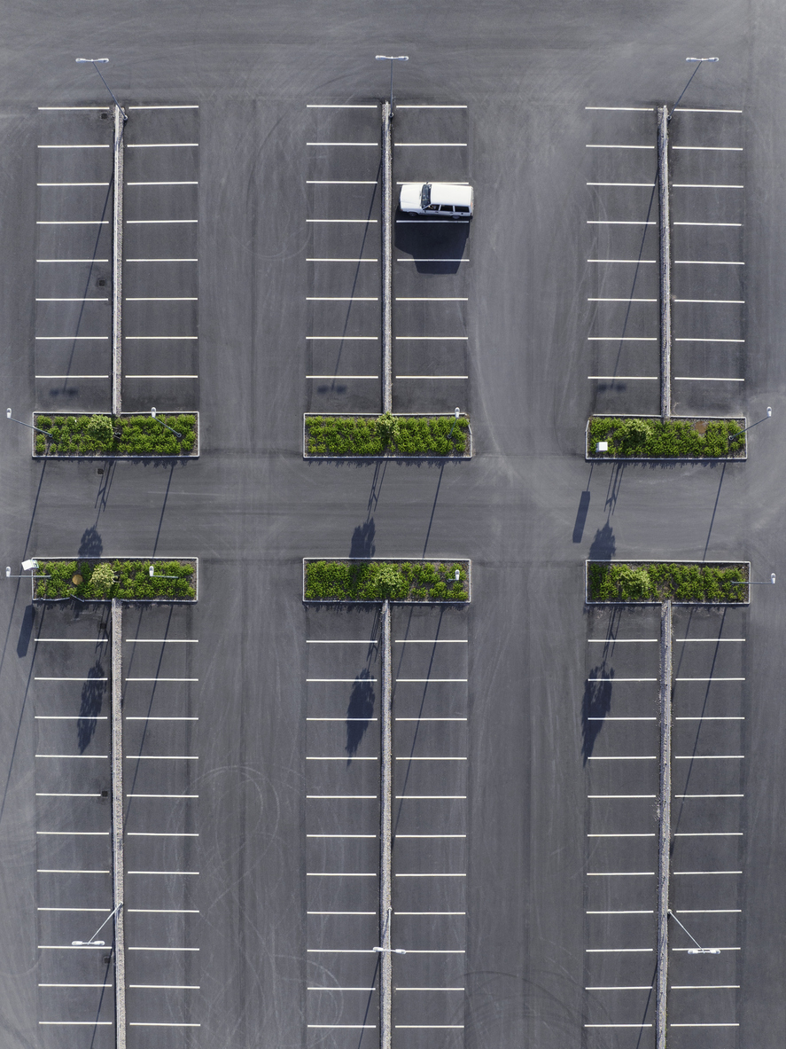 Marquage de lignes de stationnement
