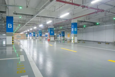 Interior Parking Lot